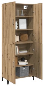 vidaXL Highboard 2 pcs artisan δρυς 69.5 x 34 x 180 εκ.