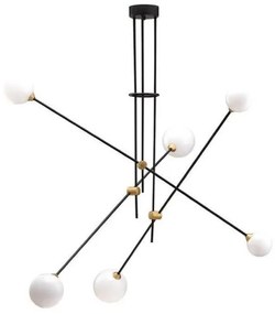 Κρεμαστό Φωτιστικό Οροφής 100-01219-13 Luma-100-01219-13-BLACK-Μαύρο 100-01219-13-BLACK