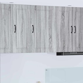 vidaXL Κρεμαστό ντουλάπι κουζίνας Γκρίζο Σονομα 50 x 31 x 80 εκ.