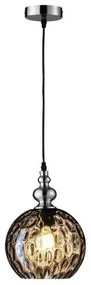 Κρεμαστό Φωτιστικό Uller γυάλινο από τη Fischer Honsel-69567-Κεχριμπάρι 69567