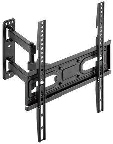 POWERTECH επιτοίχια βάση τηλεόρασης PT-1131, 32-55", έως 35kg, full motion