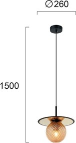 Φωτιστικό οροφής Viokef Cairo-Μελί