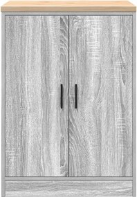 vidaXL ντουλάπι αποθήκευσης γκαράζ 60x51x85 εκ μασίφ ξύλο πεύκο