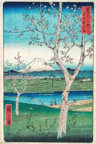 Αφίσα Hiroshige - The Outskirts of Koshigaya, Hiroshige Utagawa