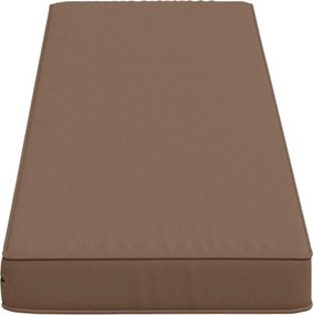 vidaXL Μαξιλάρια Πάγκου 2 Τεμαχίων VUGHT 2 pcs 100% Πολυεστέρας Taupe
