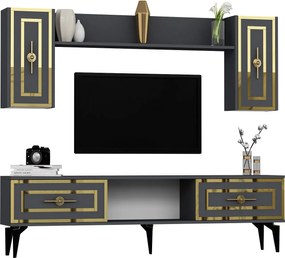 TV Unit Viola - Anthracite Anthracite
