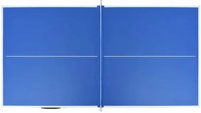 vidaXL Τραπέζι Ping Pong με Φιλέ Μπλε 152 x 76 x 66 εκ.