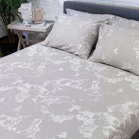 Σεντόνια Υπέρδιπλα (Σετ) Naf-Naf Diamond 252 Amethyst Beige