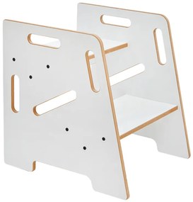 Πύργος εκμάθησης Steppy pakoworld λευκό mdf 34x39x39εκ