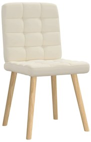 vidaXL Καρέκλες Τραπεζαρίας 4 Τεμ. Λινές