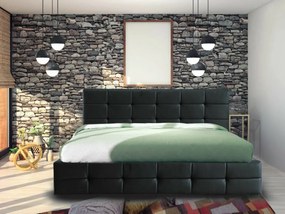 Κρεβάτι Mesa 326, 160x200, Οικολογικό δέρμα,  Τάβλες για Κρεβάτι, 168x215x107cm