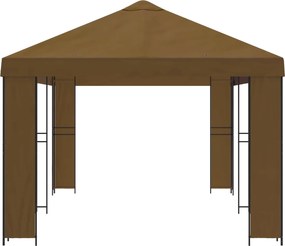 vidaXL Κήπος Γκαζebo 6 x 3 m Taupe Πολυεστέρας και Χάλυβας 190