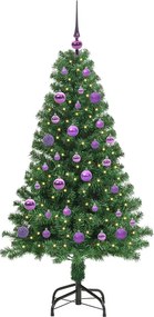 vidaXL Τεχνητό Χριστουγεννιάτικο Δέντρο με 150 LED Πράσινο 150 cm