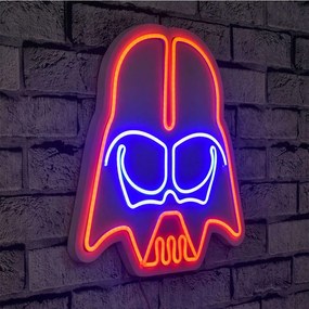 Διακοσμητικό Φωτιστικό Τοίχου Darth Vader 395NGR2058 38x2x36cm Led 25,2W Red-Blue Wallity