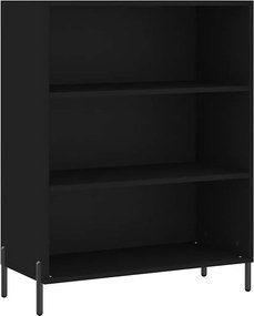 vidaXL Ραφιέρα Μαύρη 69,5x32,5x90 εκ. από Επεξεργασμένο Ξύλο