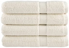 VidaXL Πετσέτες Σάουνας SOLUND 4Τεμ. Κρεμ 80x200 εκ. 600 γρ/μ²