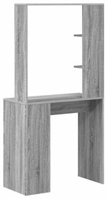 vidaXL Γραφείο Γκρι sonoma 78.5 x 37 x 154.5 εκ Επεξεργασμένο ξύλο