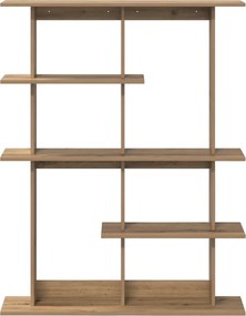 vidaXL Ράφι Τοίχου Artisan Δρυς 102 x 20 x 130 εκ. Επεξεργασμένο Ξύλο