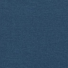 vidaXL Κουνιστή Πολυθρόνα Μπλε Υφασμάτινη