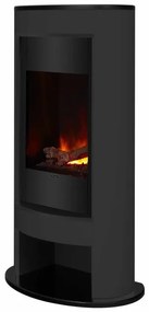 Ηλεκτρικό Τζάκι Επιδαπέδιο 2000W Εφέ Ατμού 3D Φλόγα Dimplex Verdi Sieline-222190F-Μαύρο 222190F
