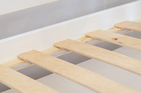 Κουκέτα  Monika με Συρτάρια από μασίφ ξύλο White 90×200cm