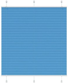 vidaXL Πλισέ περσίδα Μπλε 120x150 cm Πλάτος υφάσματος 119,4 cm