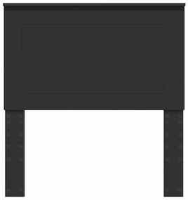 vidaXL Κεφαλάρι Μαύρη Οξυά 75 cm Επεξεργασμένο ξύλο