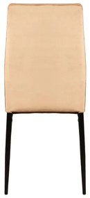 CHAIR ATOM VELVET BLACK FRAME / BEIGE BLUVEL 28 DIOMMI ATOMVCBE