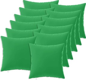 vidaXL Κάλυμμα Μαξιλαριού 12 pcs HEERLEN Πράσινο 45 x 45 cm