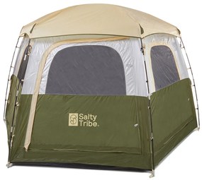 SALTY TRIBE Hexagon Sky View Tent, Οικογενειακή Σκηνή 6 Ατόμων, 380 x 330 x 200(ύψος) cm, TRI-038