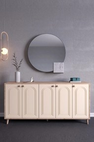 Stewehome Μποέμ κονσόλα με καπάκι από mdf 180x40x87 cm