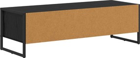 vidaXL Ντουλάπι TV 100 x 36.5 x 30.5 εκ Μαύρη Οξυά Επεξεργασμένο Ξύλο