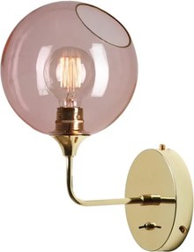 Απλίκα Τοίχου Ballroom The Wall Ø20cm Ροζ και Χρυσό