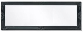 vidaXL Καθρέφτης Τοίχου με Μπαρόκ Στιλ Μαύρος 140 x 50 εκ.