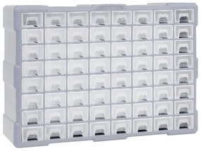 Κουτί Αποθήκευσης/Οργάνωσης με 64 Συρτάρια 52 x 16 x 37,5 εκ.