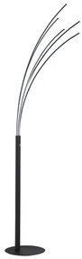 Επιδαπέδιο Φωτιστικό LED 33W Ellmau Μαύρο 2700/3350/4000K 40439 Fischer Honsel-40439-Μαύρο 40439