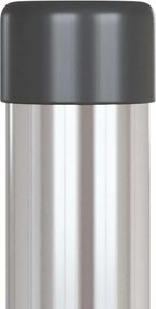 vidaXL Στύλος Περιφράξεων 2 pcs Ασημί 90 cm