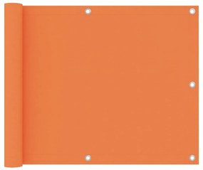 vidaXL Διαχωριστικό Βεράντας Πορτοκαλί 75 x 600 εκ. Ύφασμα Oxford