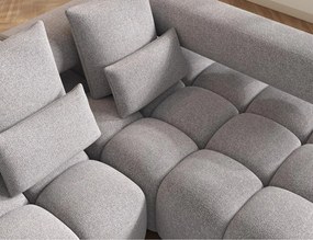 Γωνιακός Καναπές Velly-Γκρι -Δεξιά