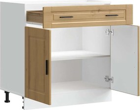 vidaXL ντουλάπι βάσης κουζίνας Porto Δρυς τεχνίτης κατασκευασμένο ξύλο