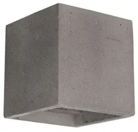 Απλίκα φωτιστικό τοίχου Concrete από τσιμέντο Viokef 4096901 Γκρι