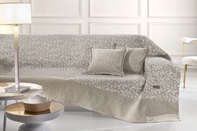 Ριχτάρι Διθέσιος Polycotton Chenille Monet Natural 180x250εκ. Guy Laroche