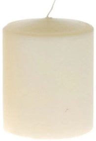 Κερί Κύλινδρος 36961 7x10cm Cream Paraffin