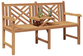 vidaXL παγκάκι Καφέ 150 x 60 x 90 εκ Στερεό Ξύλο Τίκ