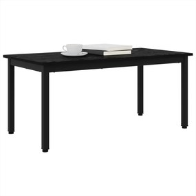 vidaXL Τραπεζάκι σαλονιού Μαύρη Οξυά 100 x 50 x 45 cm