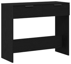 vidaXL Κονσόλα Μαύρη Δρυς 90x36x75 εκ. Κατασκευασμένο ξύλο