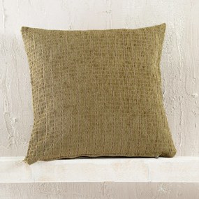 Διακοσμητική Μαξιλαροθήκη (40x40) Rythmos Corvet Χακί