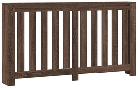 vidaXL Κάλυμμα Καλοριφέρ Καφέ Δρυς 149x20x82 εκ. Επεξεργασμένο Ξύλο