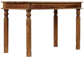vidaXL Τραπεζαρία 120 x 60 x 77 εκ. από Μασίφ Ξύλο Sheesham