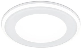 Πλαφονιέρα Φωτιστικό Οροφής Χωνευτό LED 10W Εφέ Aura Trio Lighting-652410131-Λευκό 652410131